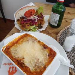 Seitandöner und Lasagne