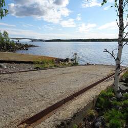 Bevor es dir Brücke gab, legte hier die Fähre an ...