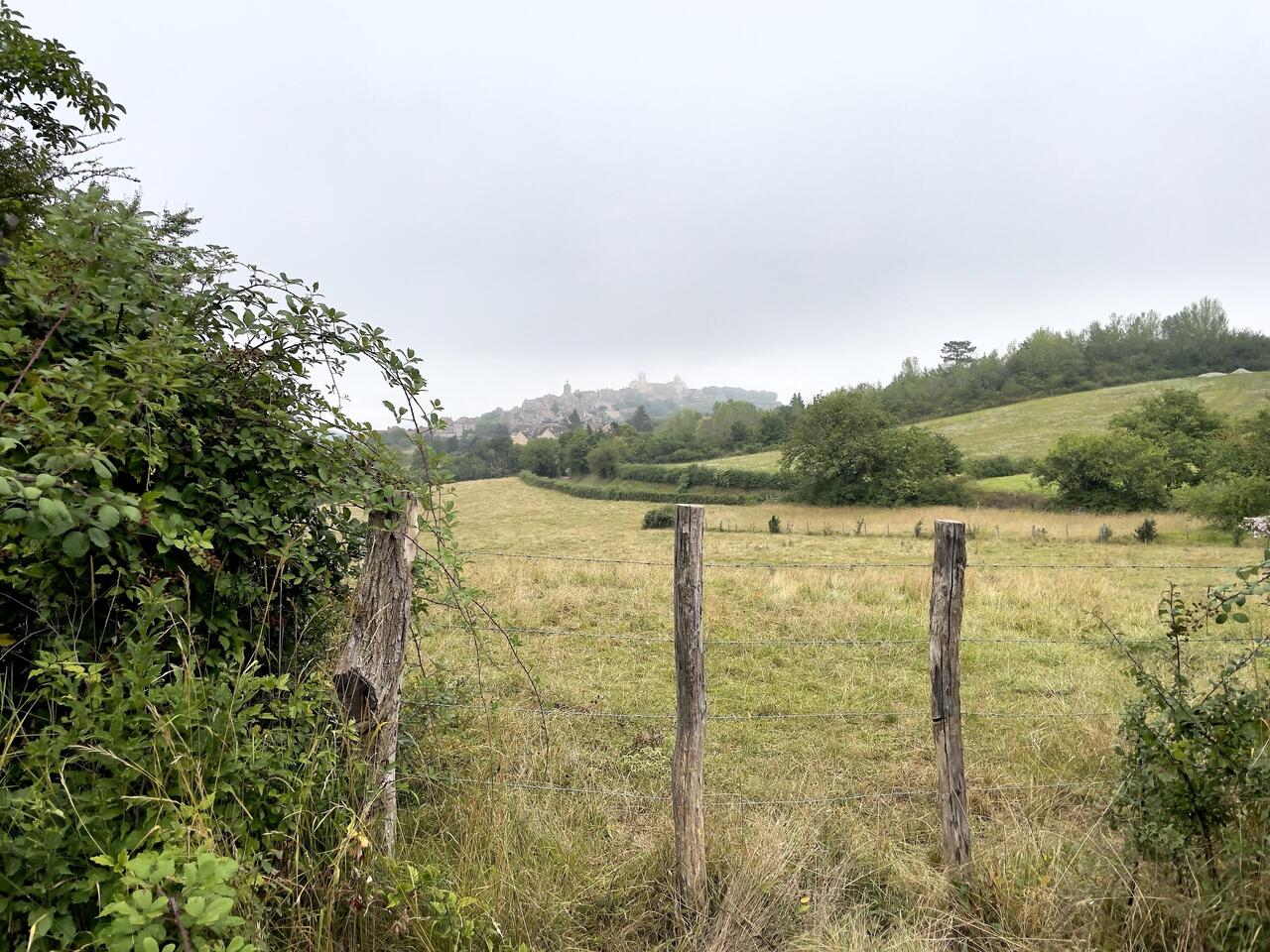 Looking back at Vézelay