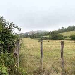 Looking back at Vézelay