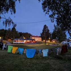 ... und die Zweite, trocknet bei dem starken, warmen Wind optimal.