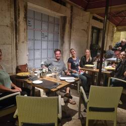 Teamabend in Dubrovniks Gässchen.