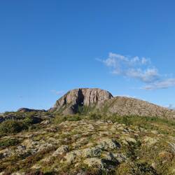 We walked through the tunnel of Torghatten (the light in the middle of the mountain)