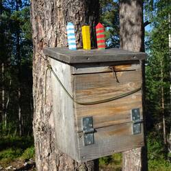 Niedlicher Kasten für das Gästebuch