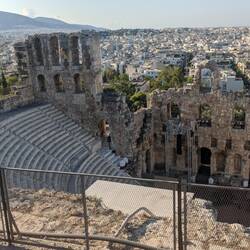 The theater on the way to the Acropolis.
