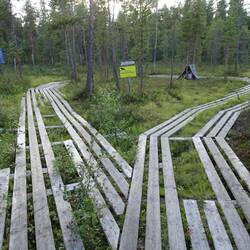 Die Wendeschleife für die Geländefahrzeuge der Grenzsoldaten