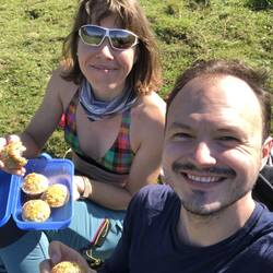 Nochmal wohlverdiente Muffins nach Aufstieg