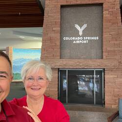 Lobby of Colorado Springs Airport, CO.