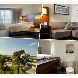 Our home away from home for the night — Houston Airport Marriott, TX.