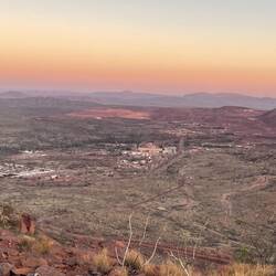 View of mine from Mt Nameless