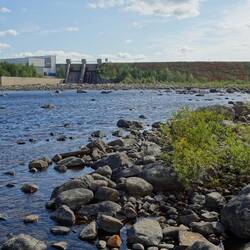 Kraftwerk von der Rückseite