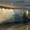 Undulating mosaic wall leading to the Terminal B parking structure — IAH ... Houston, TX.