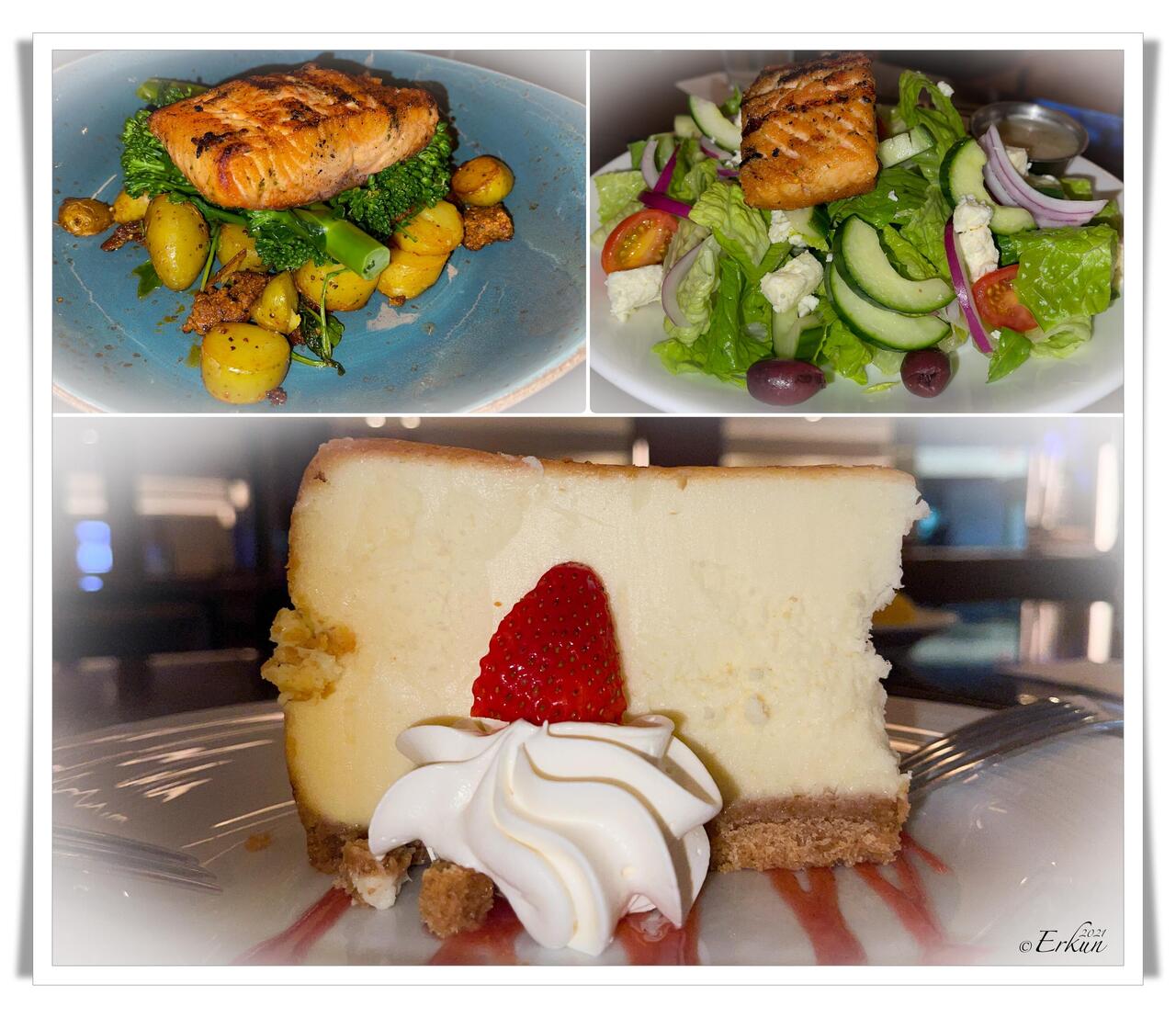Delicious food for lunch — Flights Grill & Lounge at Houston Airport Marriott, TX.