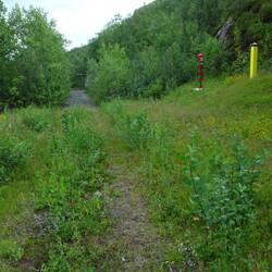 Da hinten steht noch das Kontrollhäuschen ...