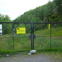 Straße zu - 1965 war sie offen.