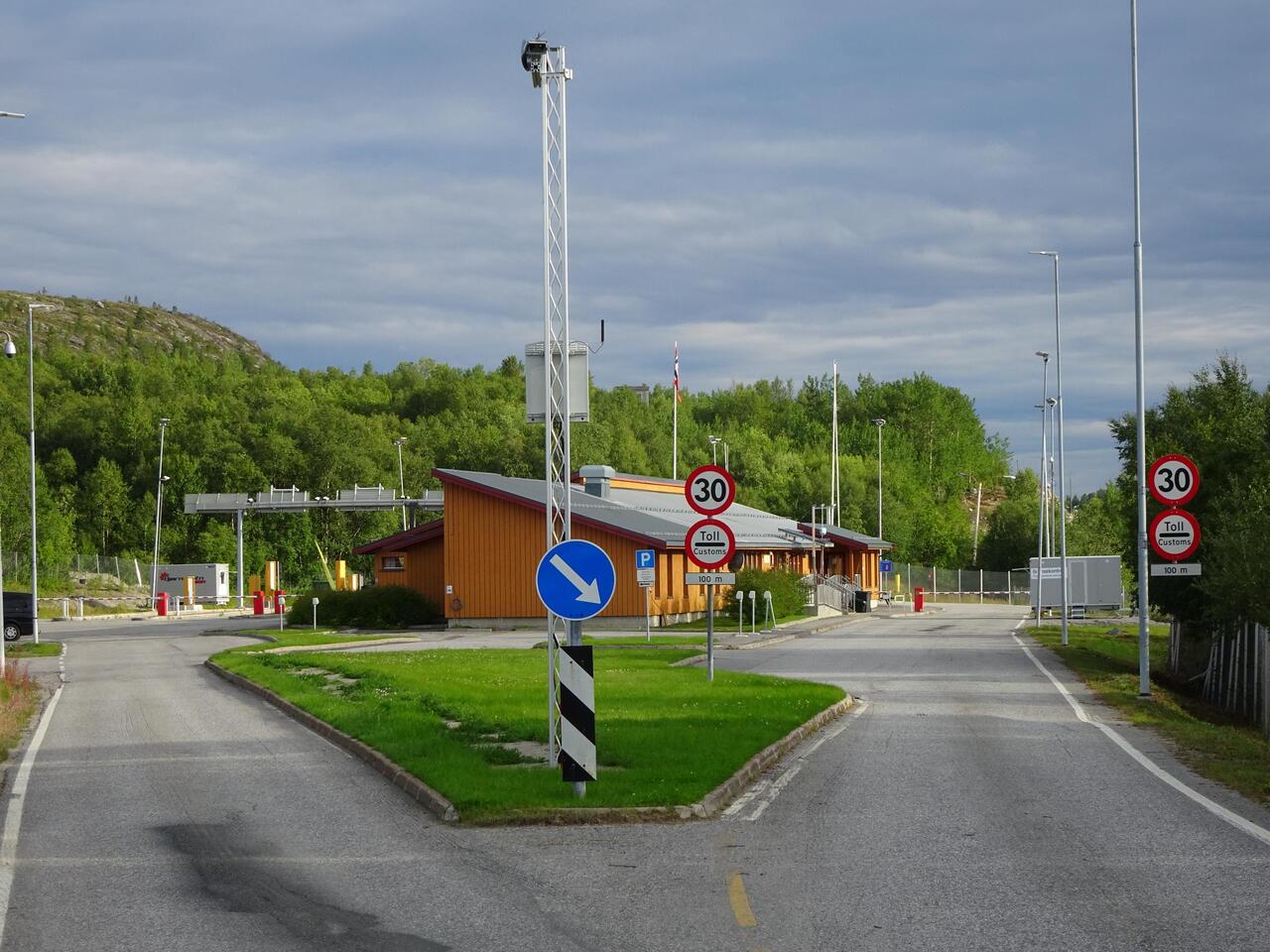 Storskog: der einzige Grenzübergang zwischen Russland und Norwegen auf der E105