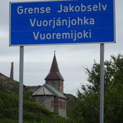 Angekommen: Hinter der Kong Oscar II's kapell ist das Ende der Straße nicht mehr weit.
