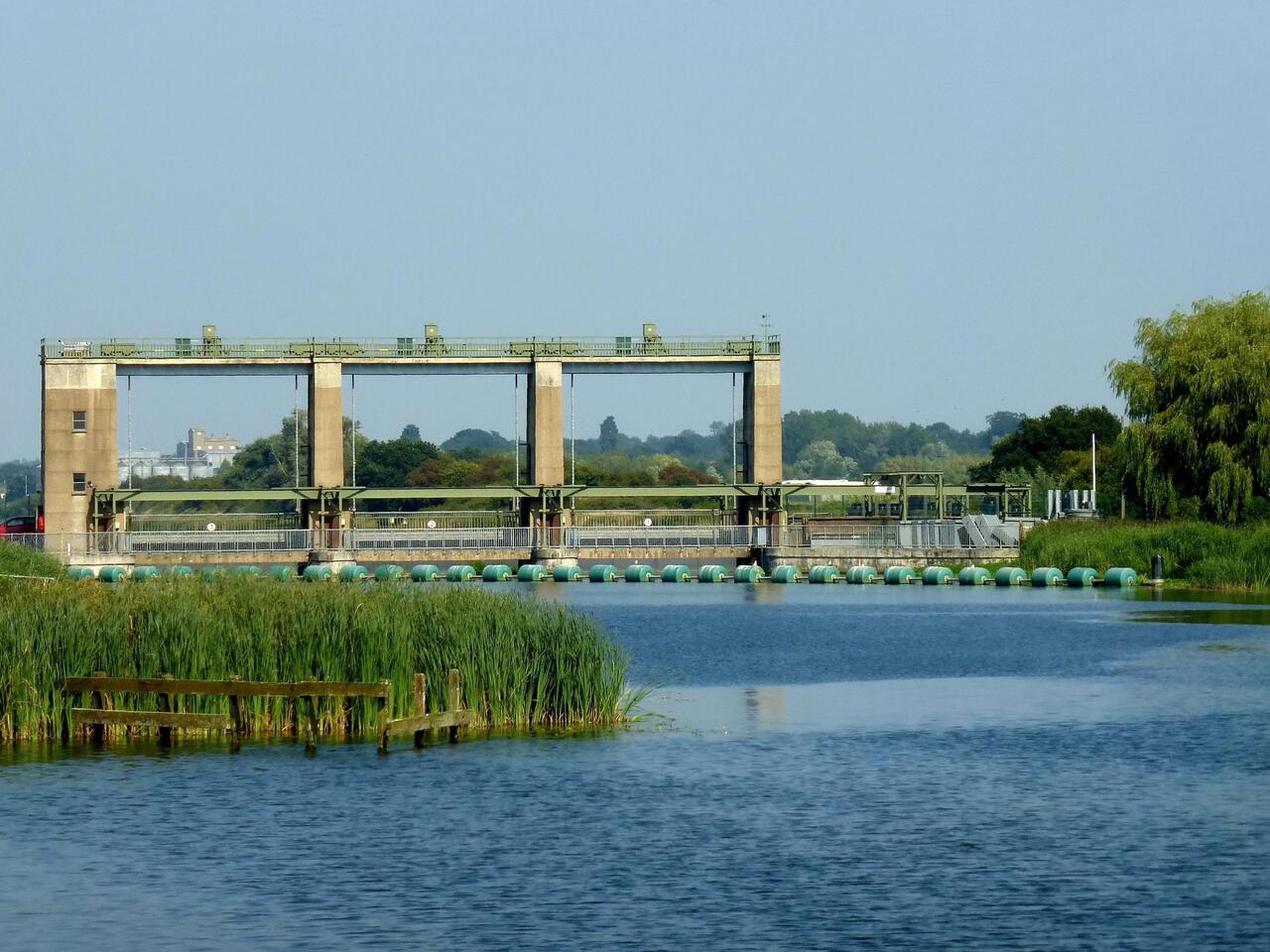Head Sluice or A G Wright Flood Relief Channel Sluice - now the main sluice at the Denver Complex