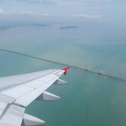 Penang Bridge from above