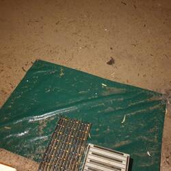 Rain on out mat.