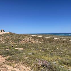 View along the coast to Ningaloo Reef