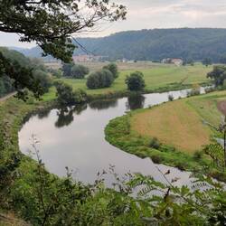 Blick vom Riedelsteig auf die Mulde