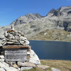 Lac du Cos - en af søerne ved Les Sept Laux