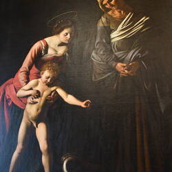 LA MADONNA DEI PALAFRENIERI di Caravaggio