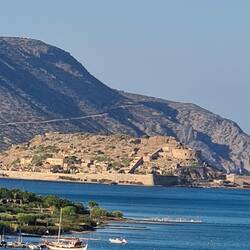 Blick vom Balkon auf Spinalonga