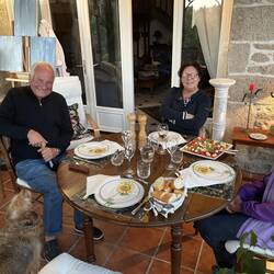 Dinner with Annie and Wolfgang