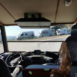 Nein, ich stehe gerade...