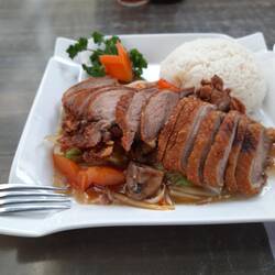 Knusprige vietnamesische Ente. Extem lecker