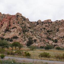 At a rest stop on I-10 near Tucson