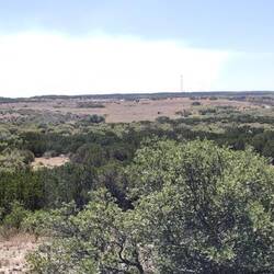 View from the observation tower at the Heart of Texas rest area