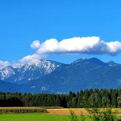 Die Fahrt nach Bled. Herrliche Aussicht