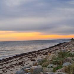 Abschied von der Ostsee bis nächstes Jahr-Sonnenaufgang Malmsteg