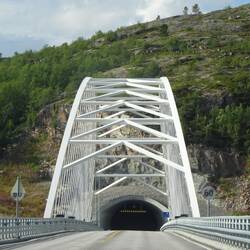 Tunnel auf der E 105 östlich von Kirkenes
