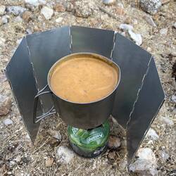 Zum Abendessen gab es eine leckere Suppe. 😋