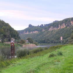 Die Elbe bei Schmilka