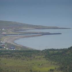 Mündung des Vestre Jakobselv in den Varangerfjord