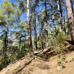 während dem Aufstieg auf den Pass