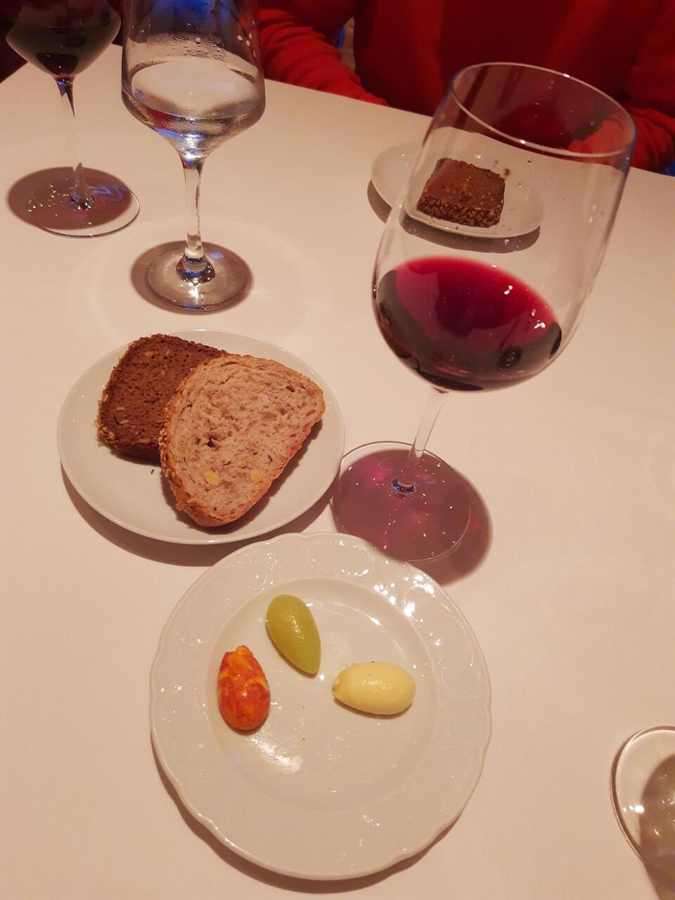 Tomatenbutter, Olivenöl Butter, normale Butter