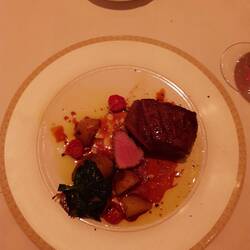 Rinderfilet mit Spinat