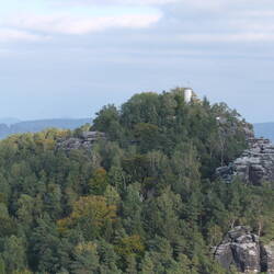 Der Papststein vom Gohrnisch aus gesehen