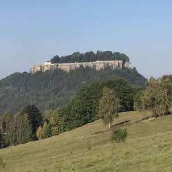 Königsstein in der Ferne