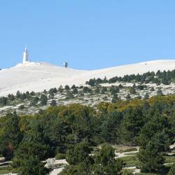 Mont Ventoux - og det er ikke sne!