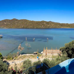 View from mom's room at Yalıçapkını — Boğaziçi, Muğla.