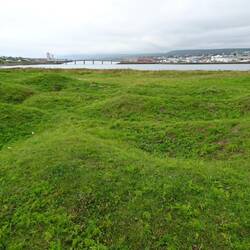 Fundamente einer Siedlung aus der Bronzezeit