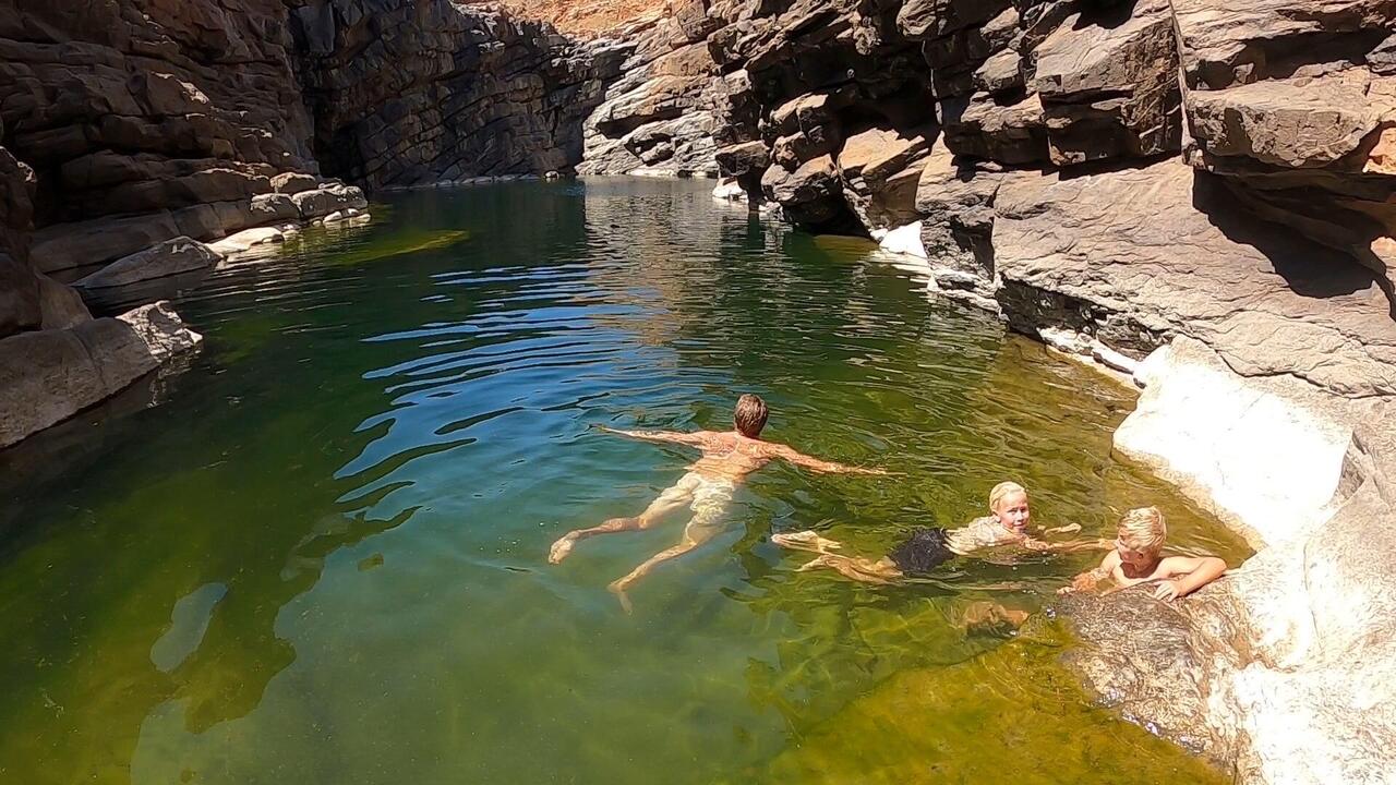 Nuddy rudie swimmers. Lachlan made me promise not to film him 😂
