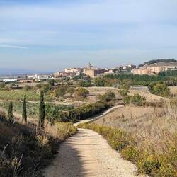 Arrivée sur l'étape de Viana